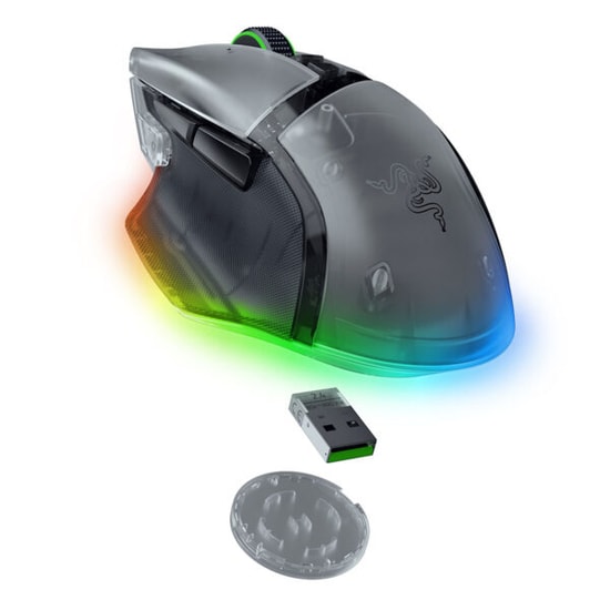Razer Basilisk V3 Pro Beyaz Kablosuz Oyuncu Mouse (RZ01-05240400-R3G1) - 35000 DPI, Optik Sensör, RGB, 750 IPS