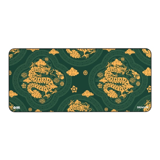 Hawk Green Dragon 90x40 Mouse Pad (GREEN-DRAGON-90X40-MOUSE-PAD) - XL 900x400mm, 3mm, Suya Dayanıklı Kaymaz Taban