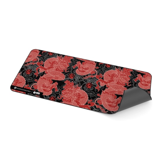 Hawk Mortal Kombat Red Dragon 90x40 Mouse Pad - XL 900x400x3mm Dikişli Suya Dayanıklı OYUNCU Mousepad (MK-RD-9040)