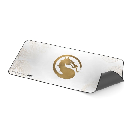 Hawk Mortal Kombat Gold Dragon 90x40 Mouse Pad (MORTAL-KOMBAT-GOLD-DRAGON-90X40-MOUSE-PAD) - XL 900x400mm, 3mm Dikişli