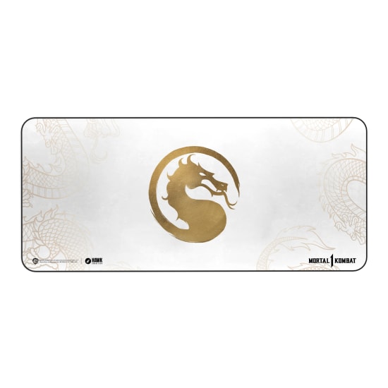 Hawk Mortal Kombat Gold Dragon 90x40 Mouse Pad (MORTAL-KOMBAT-GOLD-DRAGON-90X40-MOUSE-PAD) - XL 900x400mm, 3mm Dikişli