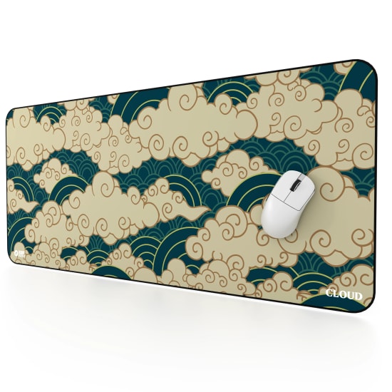 Hawk Cloud 90x40 Mouse Pad (CLOUD-90X40-MOUSE-PAD) - XL 900x400mm, Suya Dayanıklı Yüzey, Kaymaz Taban Oyuncu Pad