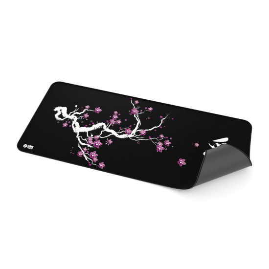 Hawk Sakura Siyah 90x40 Mouse Pad (SAKURA-90X40-MOUSE-PAD) - XL 900x400mm, Suya Dayanıklı, Kaymaz Taban Oyuncu Pad