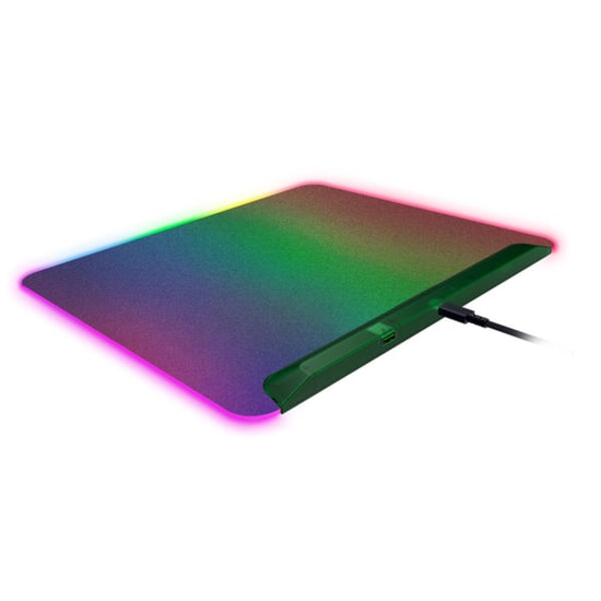 Razer Firefly V2 Pro RZ02-04920300-R3M1 Siyah Oyuncu Mouse Pad - Phantom Green Ed, RGB, Kaymaz Taban, 360mm