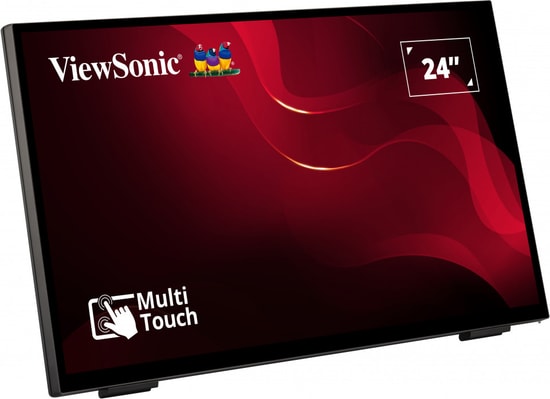 ViewSonic TD2465 23.8" 10 Nokta Dokunmatik Monitör - Full HD, 60Hz, 7ms, VA Panel, HDMI, DP, VGA, Hoparlör, VESA