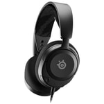 SteelSeries Arctis Nova 1 Siyah Oyuncu Kulaklığı (SSH61606) - Hi-Fi Sürücü, ClearCast Gen 2 Mikrofon, 3.5mm Jak