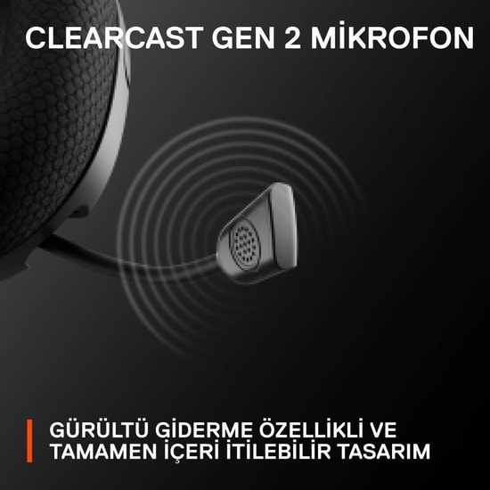 SteelSeries Arctis Nova 1 Siyah Oyuncu Kulaklığı (SSH61606) - Hi-Fi Sürücü, ClearCast Gen 2 Mikrofon, 3.5mm Jak