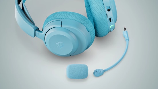 SteelSeries Arctis Nova 3P Aqua Kablosuz Oyuncu Kulaklığı (SSH61688) - 40 Saat Pil, USB-C, 260g Hafif Tasarım