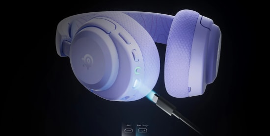 SteelSeries Arctis Nova 3X Lavender Oyuncu Kulaklığı (SSH61693) - Kablosuz, 40 Saat Pil Ömrü, Xbox/PC Uyumlu