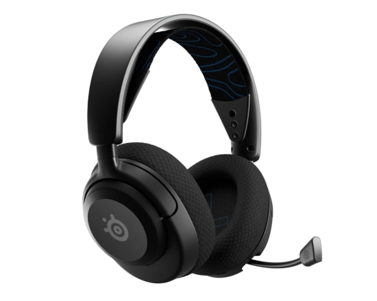 SteelSeries Arctis Nova 5P Siyah Kablosuz Oyuncu Kulaklığı (61673) - 60 Saat Pil, PS/PC, Hızlı Şarj, Bluetooth