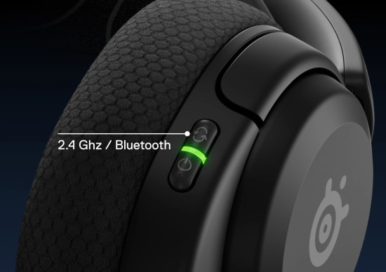 SteelSeries Arctis Nova 5P Siyah Kablosuz Oyuncu Kulaklığı (61673) - 60 Saat Pil, PS/PC, Hızlı Şarj, Bluetooth