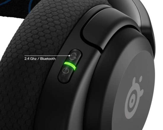 SteelSeries Arctis Nova 5P Siyah Kablosuz Oyuncu Kulaklığı (61673) - 60 Saat Pil, PS/PC, Hızlı Şarj, Bluetooth