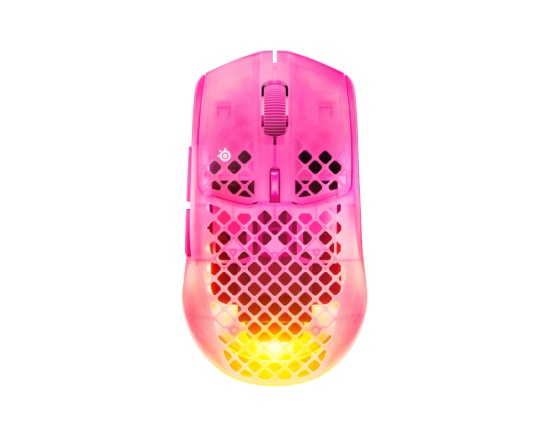 SteelSeries Aerox 3 Magenta Haze Wireless Gen 2 4K Oyuncu Faresi (62716) - 68g Hafif, 26K Sensör, IP54, 4K Polling
