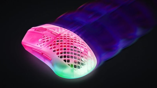 SteelSeries Aerox 3 Magenta Haze Wireless Gen 2 4K Oyuncu Faresi (62716) - 68g Hafif, 26K Sensör, IP54, 4K Polling