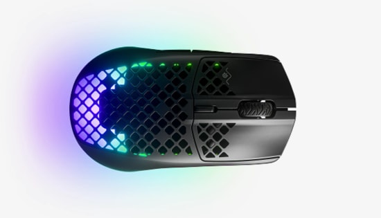 SteelSeries Aerox 3 Onyx Wireless Siyah Oyuncu Mouse (62612) - 68g Ultra Hafif, IP54, 200 Saat Pil, PrismSync RGB