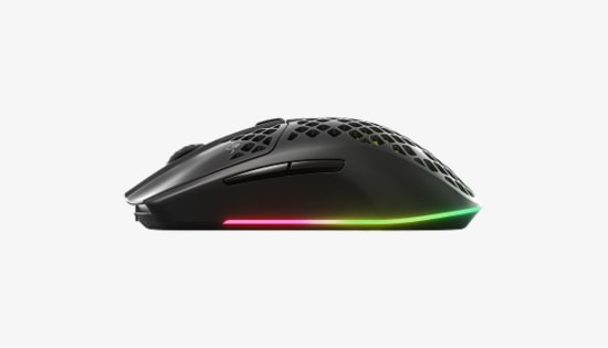 SteelSeries Aerox 3 Onyx Wireless Siyah Oyuncu Mouse (62612) - 68g Ultra Hafif, IP54, 200 Saat Pil, PrismSync RGB