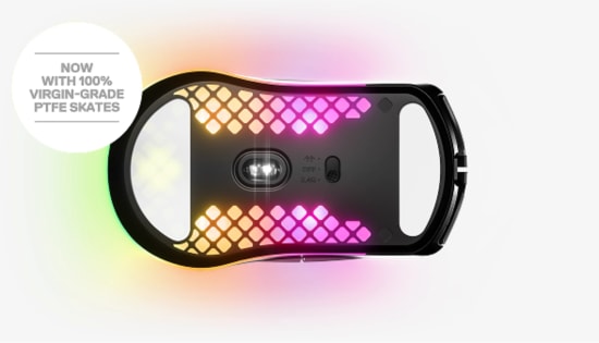 SteelSeries Aerox 3 Onyx Wireless Siyah Oyuncu Mouse (62612) - 68g Ultra Hafif, IP54, 200 Saat Pil, PrismSync RGB