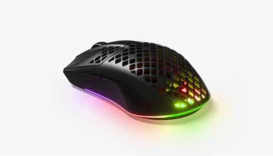 SteelSeries Aerox 3 Onyx Wireless Siyah Oyuncu Mouse (62612) - 68g Ultra Hafif, IP54, 200 Saat Pil, PrismSync RGB