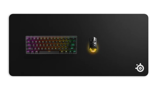 SteelSeries QcK XXL Siyah Oyuncu Mousepad (63429) - Mikro Dokuma Kumaş, Kaymaz Taban, 900x400x2mm Boyutlar