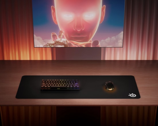 SteelSeries QcK XXL Siyah Oyuncu Mousepad (63429) - Mikro Dokuma Kumaş, Kaymaz Taban, 900x400x2mm Boyutlar