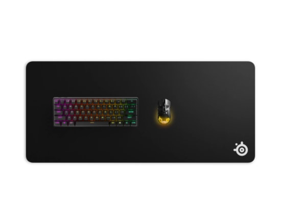 SteelSeries QcK XXL Siyah Oyuncu Mousepad (63429) - Mikro Dokuma Kumaş, Kaymaz Taban, 900x400x2mm Boyutlar