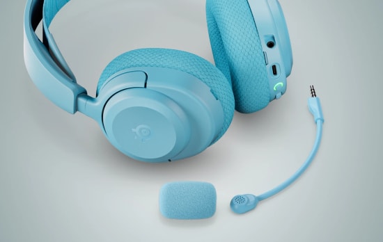 SteelSeries Arctis Nova 3X Aqua Kablosuz Oyuncu Kulaklığı (SSH61691) - 40 Saat Pil, Bluetooth, USB-C, Xbox/PC
