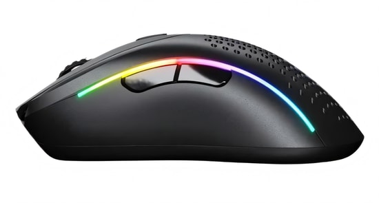 Glorious Model D 2 GLO-MS-DWV2-MB Siyah Kablosuz Oyuncu Mouse - 26000 DPI, 66g Hafiflik, 650 IPS, 6 Tuş, RGB