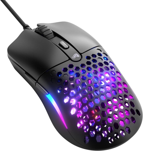 Glorious Model O Eternal GLO-OE-W-BLK Siyah RGB Kablolu Oyuncu Mouse - 12000 DPI, 55g Hafiflik, 300 IPS, 6 Tuş