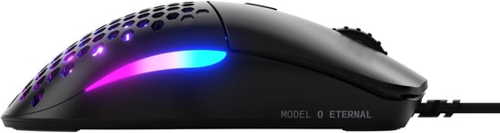 Glorious Model O Eternal GLO-OE-W-BLK Siyah RGB Kablolu Oyuncu Mouse - 12000 DPI, 55g Hafiflik, 300 IPS, 6 Tuş