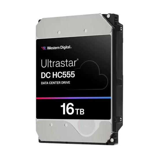 WD Ultrastar DC HC555 16TB Enterprise HDD (0B48722) - 3.5" SATA 6Gb/s, 7200RPM, 512MB Cache, Helyum Dolgulu Disk