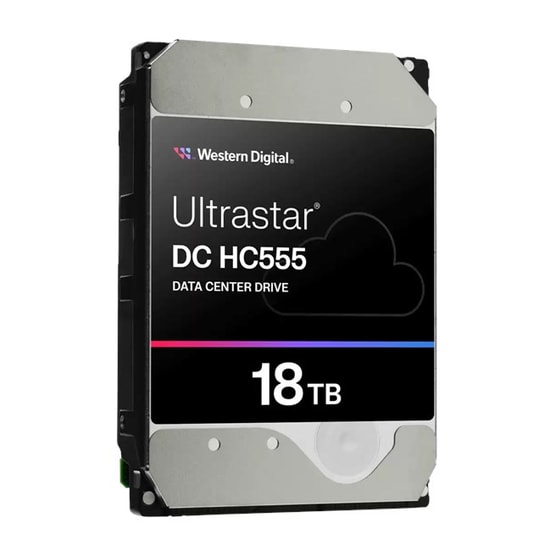 WD Ultrastar DC HC555 18TB Enterprise HDD (0B48723) - 3.5" SATA 6Gb/s, 7200RPM, 512MB Cache, Helyum Dolgulu Disk