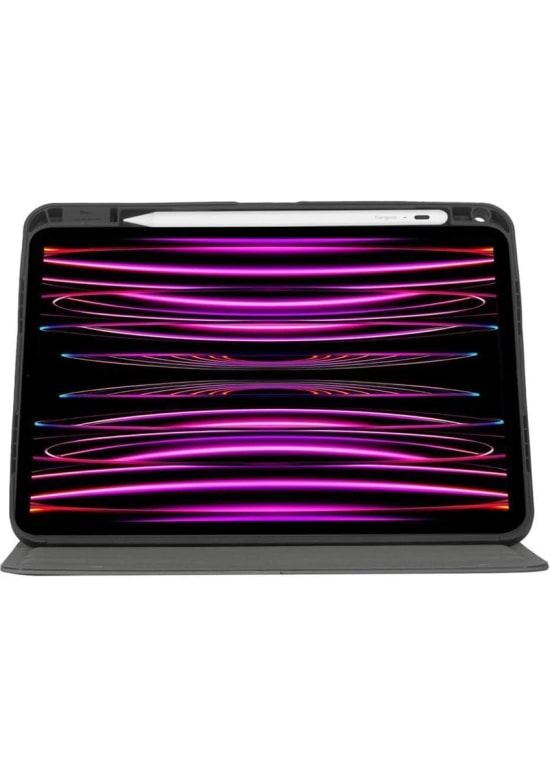 Targus Click-In Rotation iPad Pro 11" (M4) Kılıf (TARTHZ987GL) - 360 Derece Döner Stand, Darbe Korumalı, Siyah