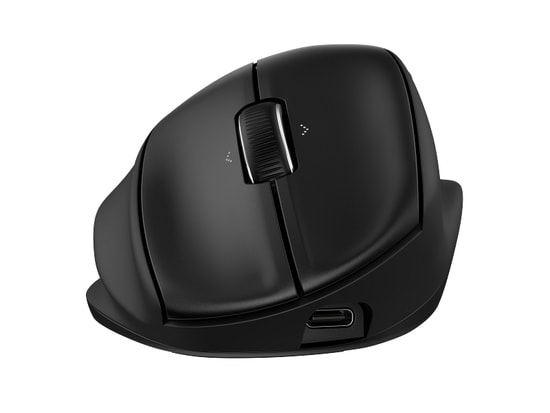 HP Tilt Ergonomic Mouse 720M Siyah (BH0Z4AA-ABB) - Kablosuz Bağlantı, Ergonomik Tasarım, Programlanabilir Tuşlar