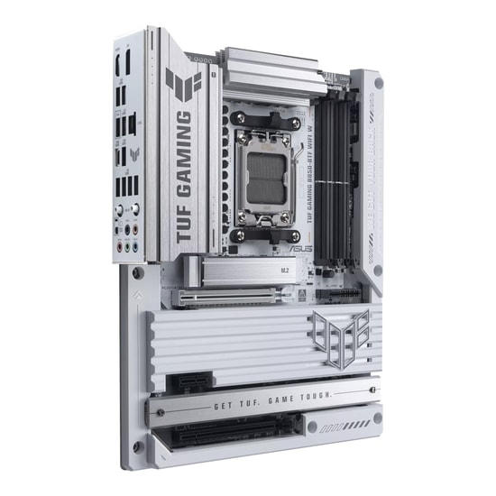 Asus TUF GAMING B850-BTF WIFI W AM5 DDR5 Anakart - 8000MHz(OC), 3xM.2, WiFi 7, BT 5.4, 2.5G LAN, Aura RGB, ATX