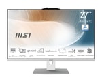 MSI Modern AM272P 27" FHD All-in-One PC - Intel Core 7 150U, 16GB DDR5, 1TB SSD, FreeDOS, Beyaz (1M-1095XEU)