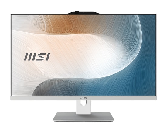 MSI Modern AM272P 27" FHD All-in-One PC - Intel Core 7 150U, 16GB DDR5, 1TB SSD, FreeDOS, Beyaz (1M-1095XEU)