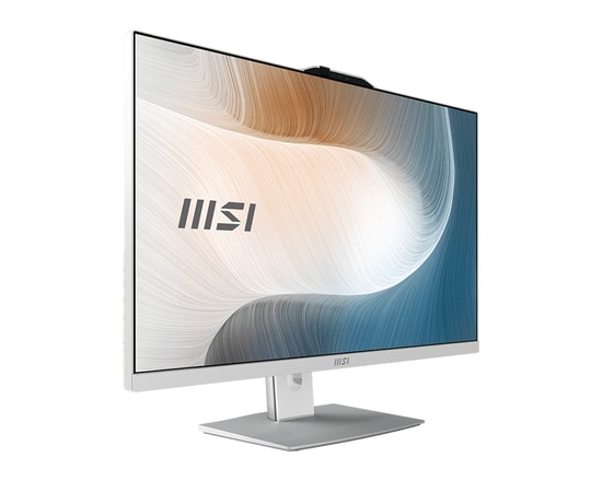 MSI Modern AM272P 27" FHD All-in-One PC - Intel Core 7 150U, 16GB DDR5, 1TB SSD, FreeDOS, Beyaz (1M-1095XEU)