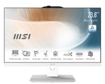 MSI Modern AM242P 23.8" FHD AIO PC (1M-2089XEU) - Intel Core 5 120U, 16GB DDR5, 512GB SSD, FreeDOS, Beyaz