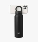 LinkTech BL10 MagPro Telefon Tutuculu Siyah Çelik Termos - 710 ml, 24 Saat Soğuk, 12 Saat Sıcak, Çift Paslanmaz Çelik