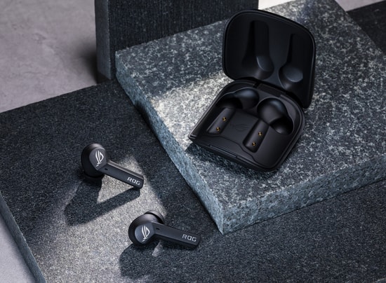 ASUS ROG Cetra True Wireless Black Oyuncu Kulaklığı - Aktif Gürültü Engelleme ANC, 27 Saat Pil Ömrü, IPX4, TWS Siyah