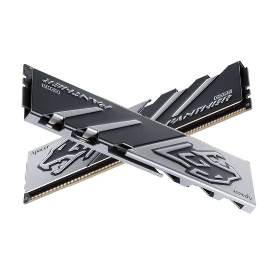 Apacer Panther 16GB (1x16GB) DDR5 6000MHz CL38 Gaming Ram (AH5U16G60C6227BAA-1) - Alüminyum Soğutucu, Masaüstü PC Bellek