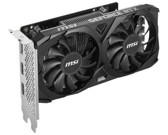 MSI GeForce RTX 3050 Ventus 2X 6G OC 6GB GDDR6 Ekran Kartı - 96 Bit, PCIe 4.0, 2x HDMI, 1x DP, DirectX 12, Dual Fan