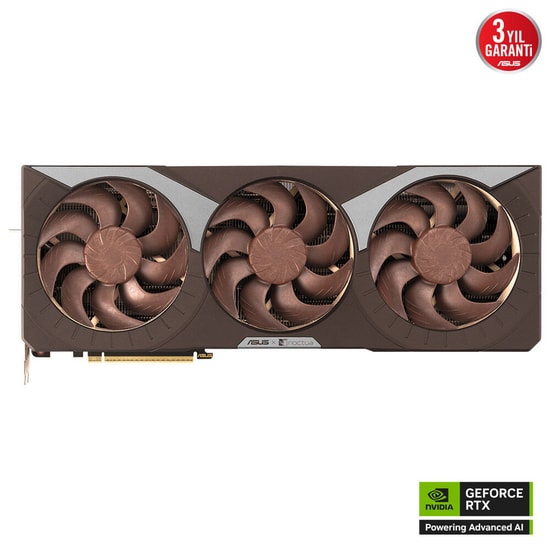 Asus GeForce RTX 5080 Noctua OC 16GB GDDR7 Ekran Kartı (RTX5080-O16G-NOCTUA) - 256 Bit, DLSS 4, 2xHDMI, 3xDP