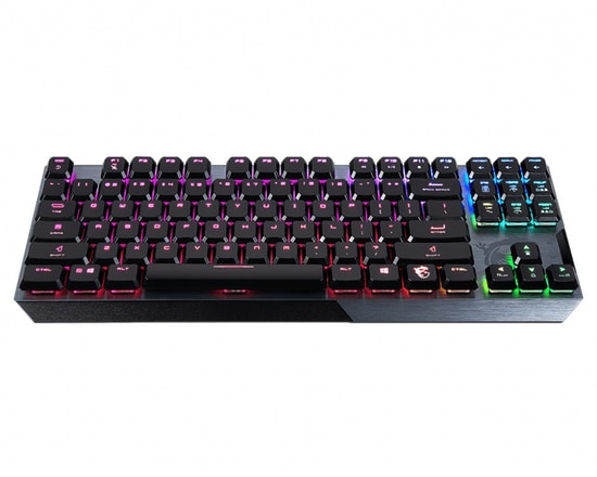 MSI Vigor GK50 Low Profile TKL TR Mekanik Oyuncu Klavyesi - Kailh Switch, RGB, Türkçe Q, Kompakt Tasarım