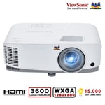 ViewSonic PA503W 3800 ANSI Lümen WXGA 1280x800 DLP Projeksiyon Cihazı - 22.000:1 Kontrast, HDMI, 3D, Hoparlör