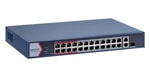 Hikvision DS-3E1326P-EI/M Yönetilebilir Switch - 24 Port PoE, 2x SFP Uplink, 370W Bütçe, 300 Metre Menzil