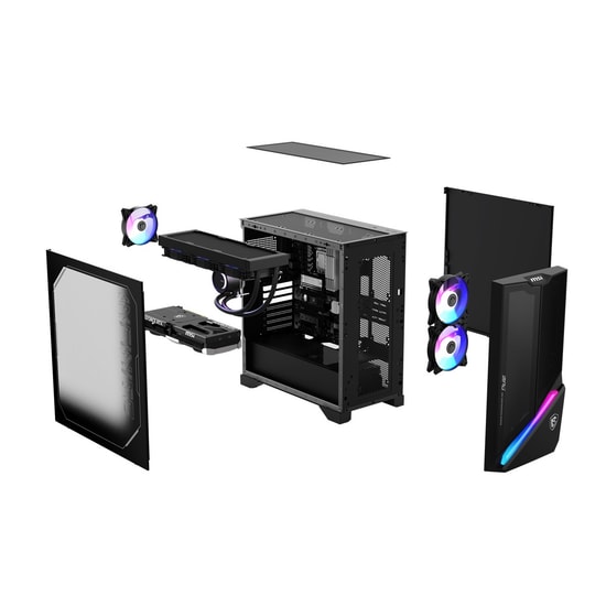 MSI MPG Infinite X3 AI: Ultra 9 285K, 64GB DDR5, 1TB SSD, RTX 5090 Ventus 3X 32GB, Win11 Home Gaming PC (2NVZ9-028EU)