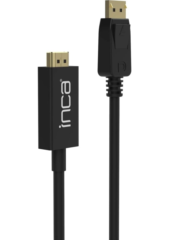 Inca IDPH-18T DisplayPort to HDMI Dönüştürücü Kablo - 1.8 Metre Uzunluk, 4K Çözünürlük Desteği, Görüntü Aktarımı
