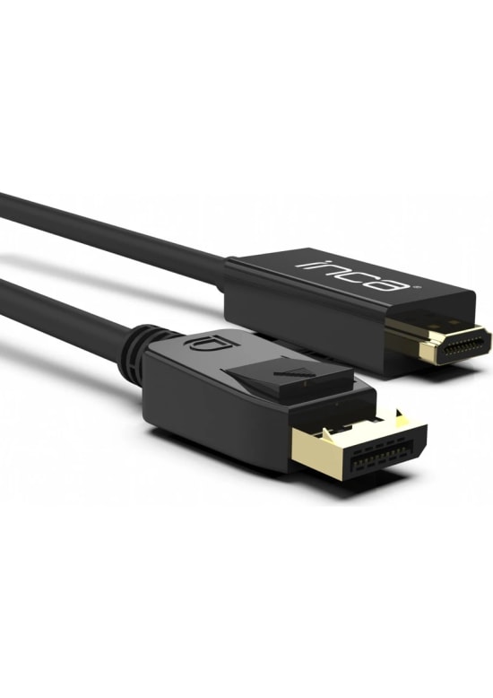 Inca IDPH-18T DisplayPort to HDMI Dönüştürücü Kablo - 1.8 Metre Uzunluk, 4K Çözünürlük Desteği, Görüntü Aktarımı