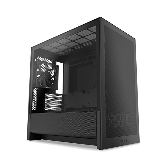 NZXT H3 Flow Beyaz Micro ATX Kasa + 750W Güç Kaynağı (CC-H31FW-01-C750SI) - Temperli Cam, Yüksek Hava Akışı, Mesh